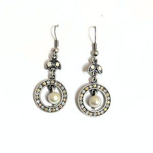 UNITY COLLECTION- Silver Womens Circle Earrings